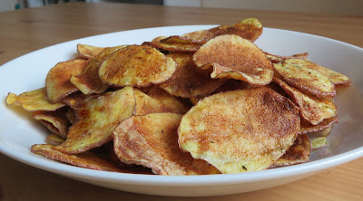 Microwave Cooked Potato Chips