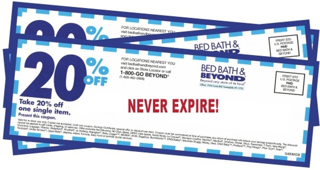 bed bath beyond coupon online purchase