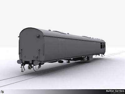 Fastline Simulation - Bullion Carriers: An in development render of the NWX Bullion Van from the van end.