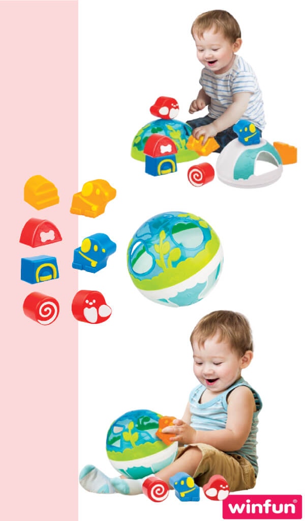 Juguetes para bebés de 6 a 12 meses, pelota de actividad de
