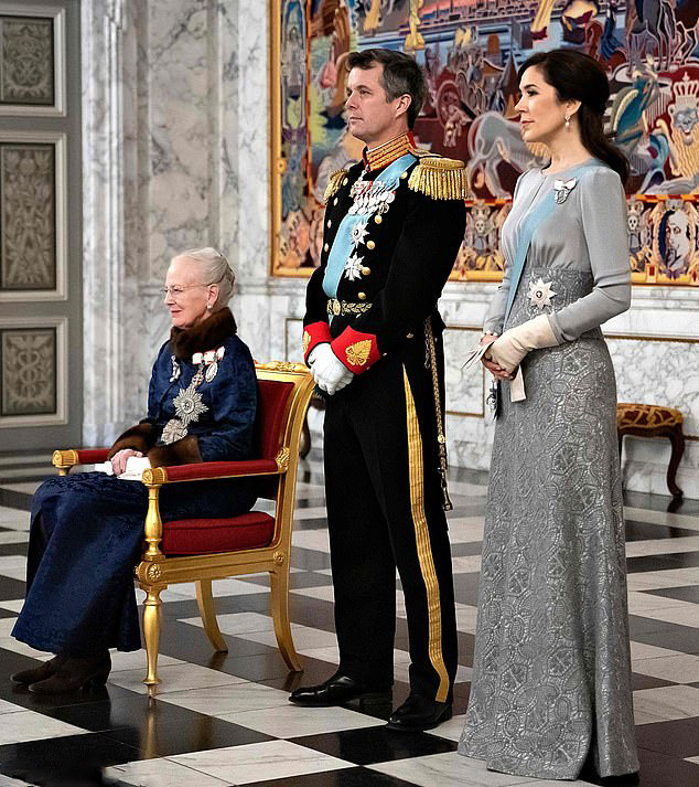 Royal Family Around the World Danish Royal Family Attended the New