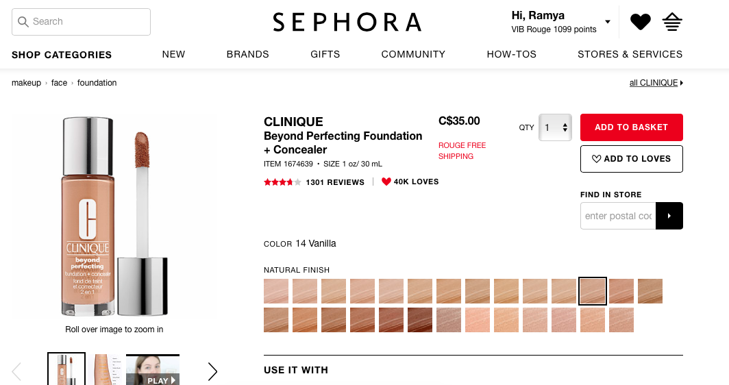 Clinique Beyond Perfecting Foundation + Concealer