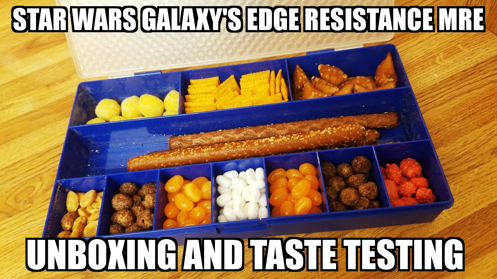 Sasaki Time: Star Wars Galaxy's Edge: Resistance MRE Unboxing and Tasting