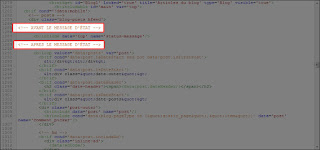 Repérer la balise et ajouter un code XML avant ou après la balise