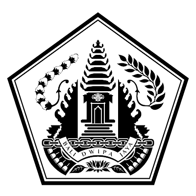Lambang Propinsi Bali hitam putih
