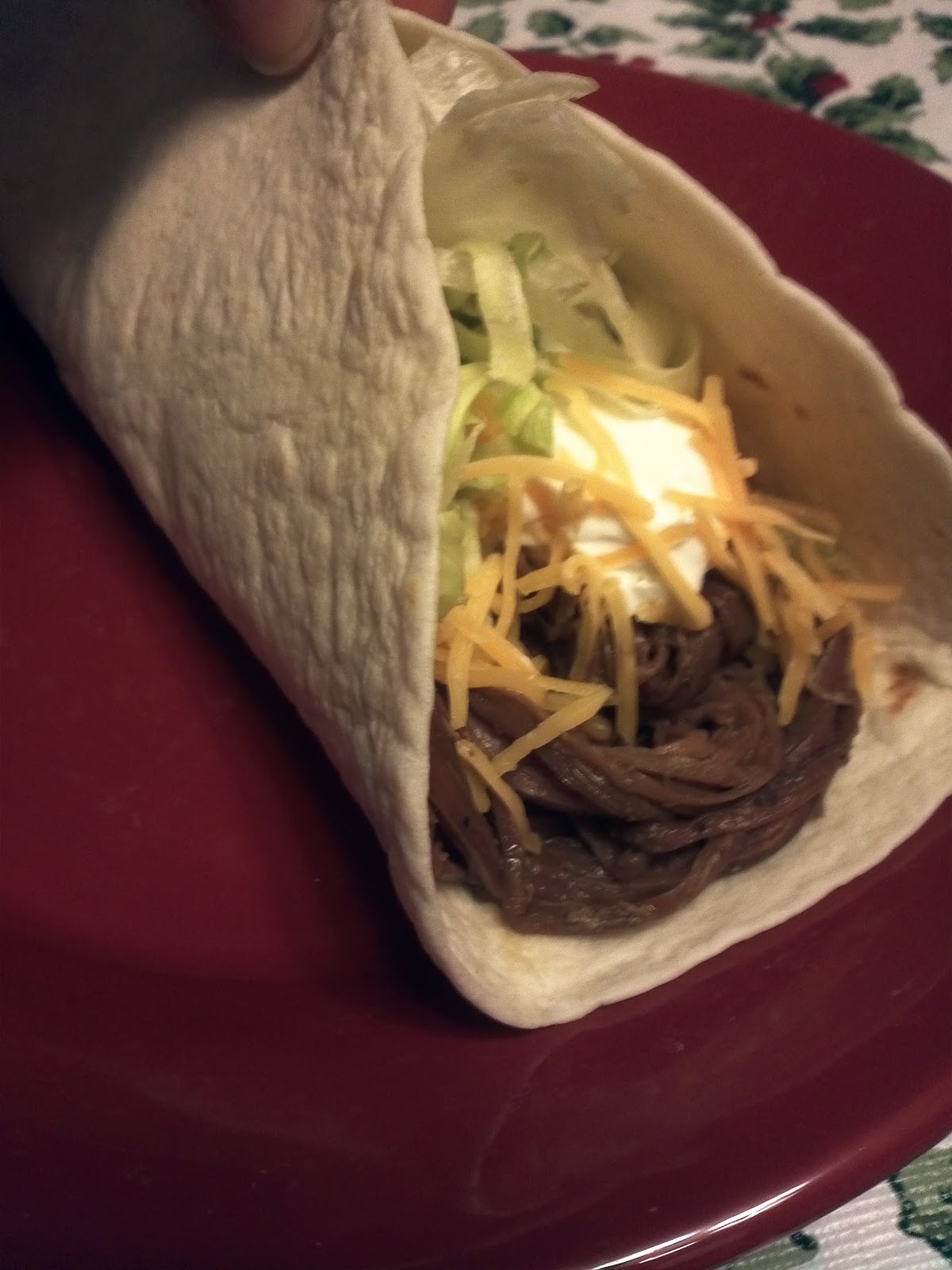 Mere of all trades...master of some! Crockpot Shredded Flank Steak Tacos