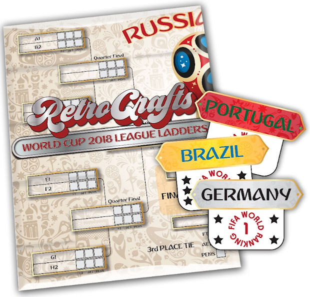 Football Cartophilic Info Exchange RetroCrafts World Cup 2018 League