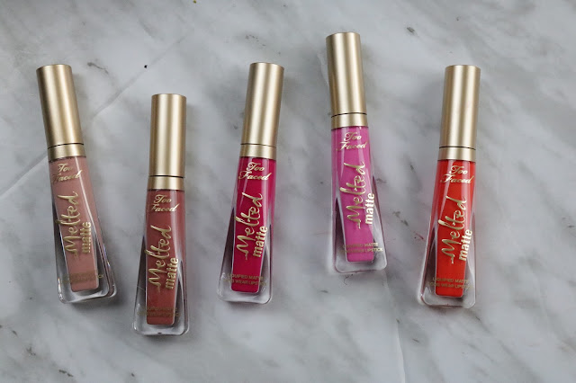 Too Faced Melted Matte Liquid Lipstick review swatches