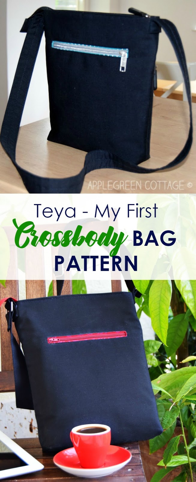 TEYA Crossbody - It&#39;s a Bag! - AppleGreen Cottage