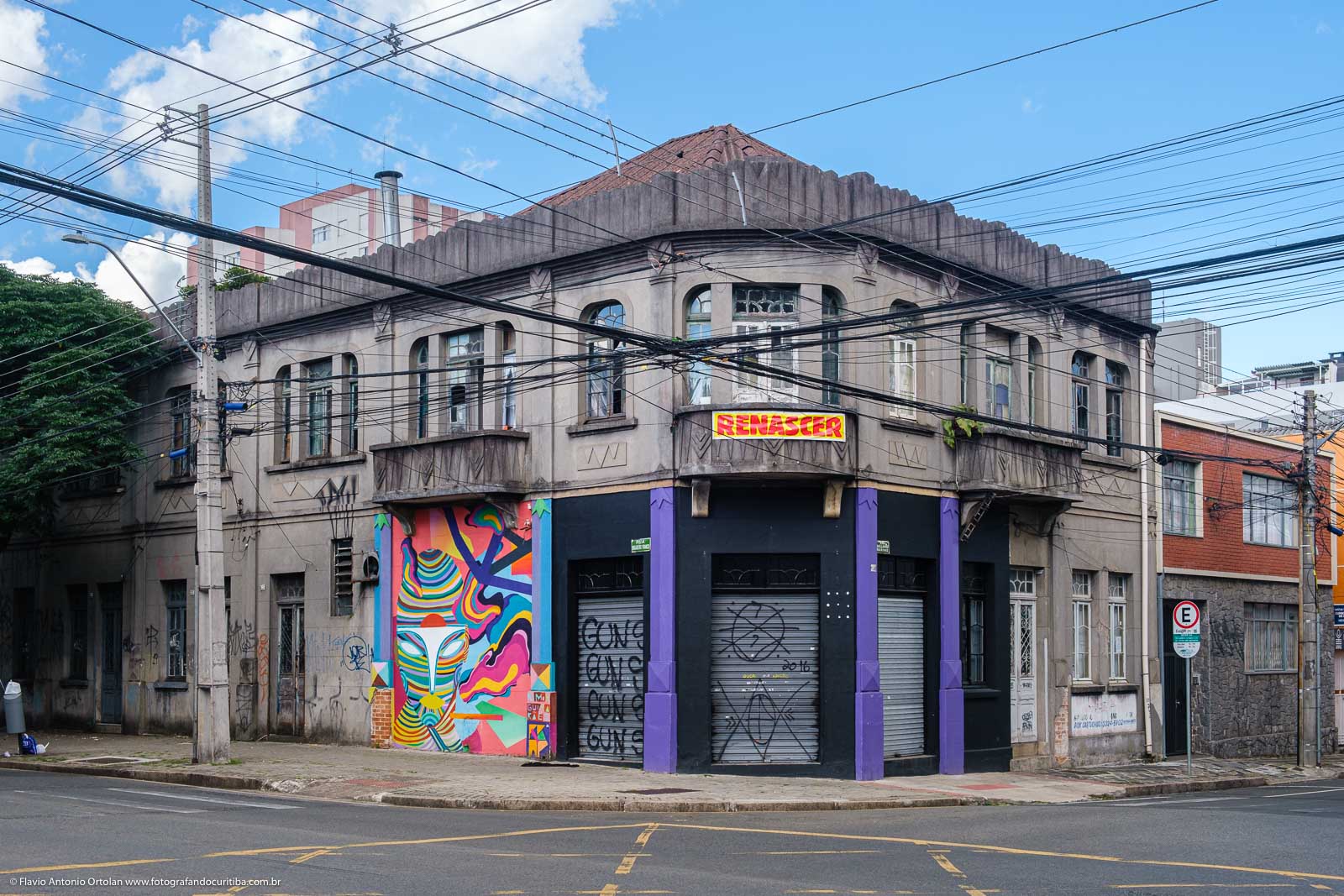 Fotografando Curitiba Saldanha Marinho com Brigadeiro Franco