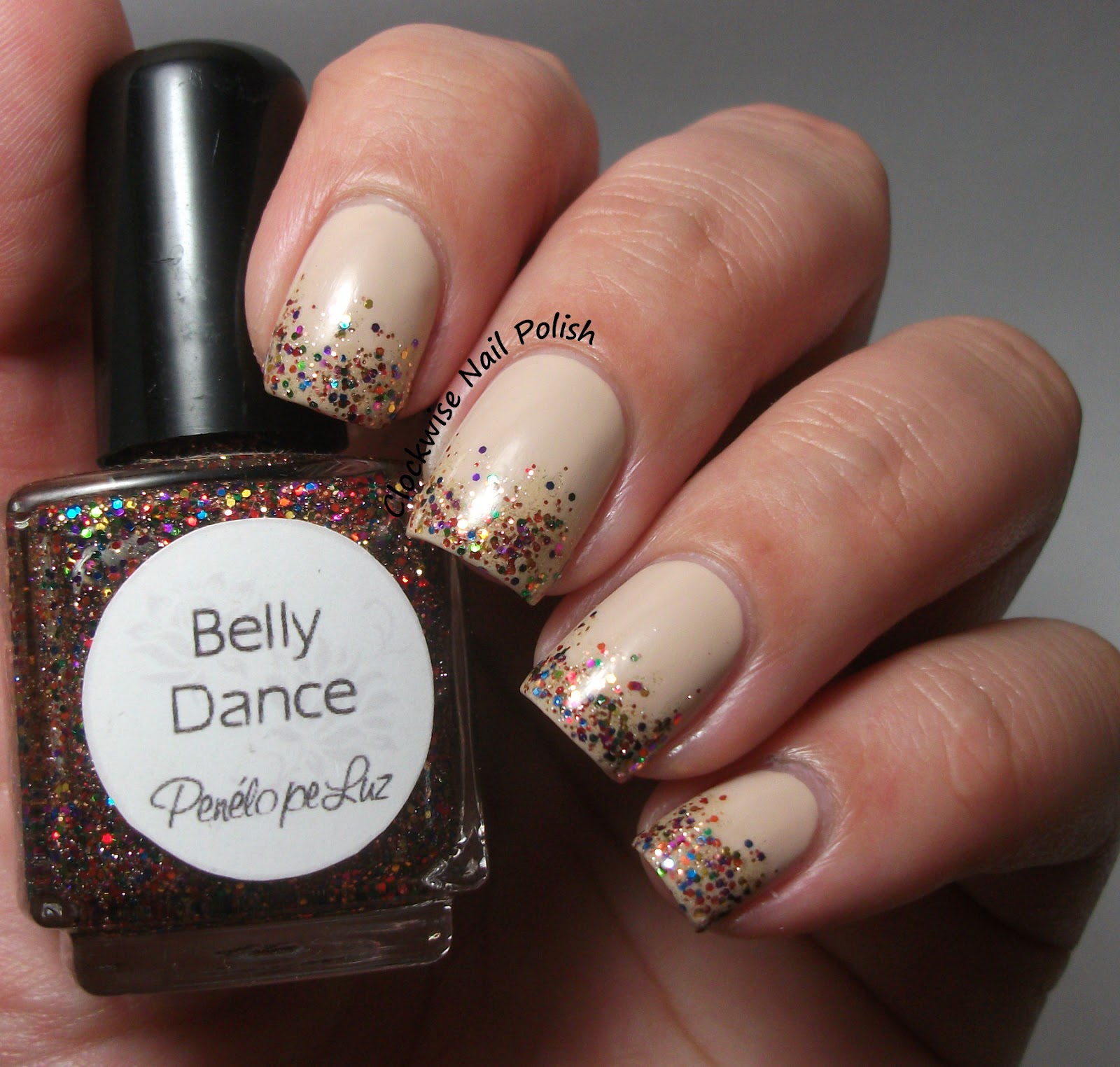 The Clockwise Nail Polish: Barry M Gelly Lychee & Penélope Luz Belly Dance