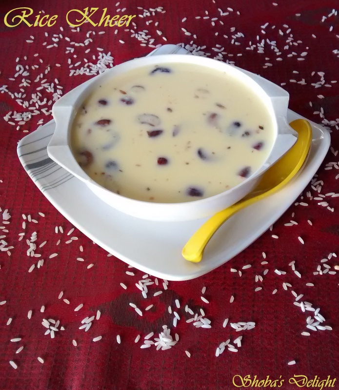 Shoba's Delight Rice KheerQuick fix ideas for Leftover food