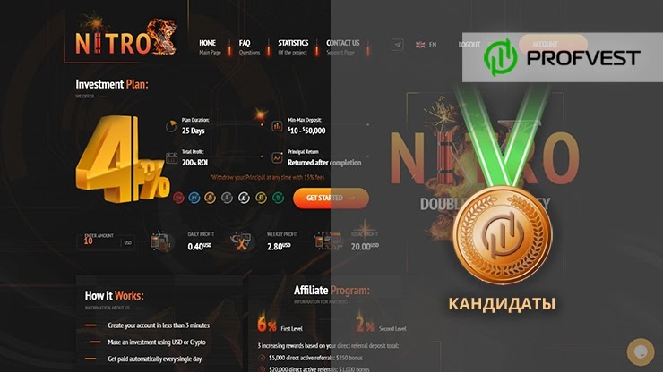 Повышение в кандидаты проекта Nitro-X Повышение в кандидаты Nitro-X