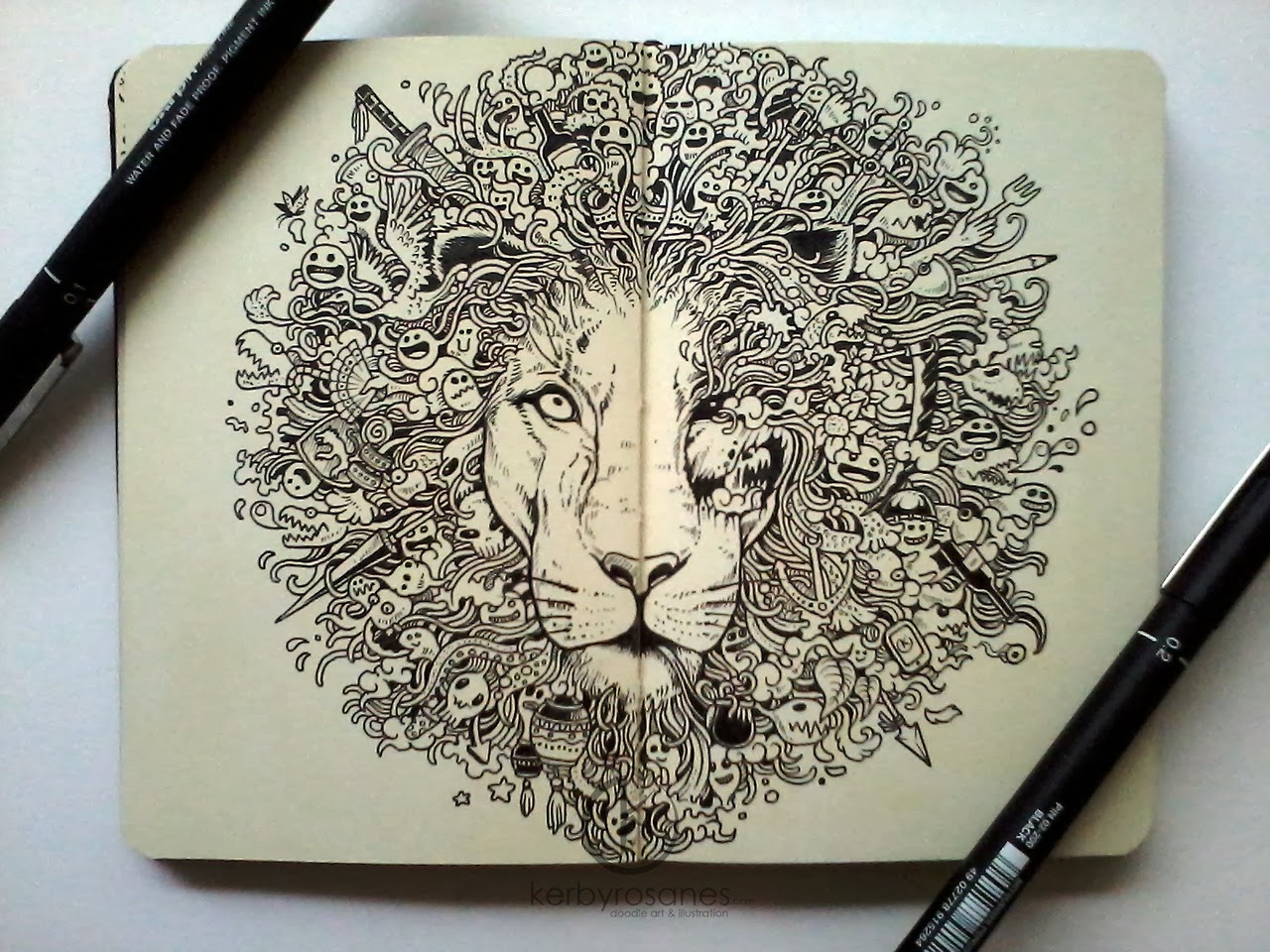 Simply Creative: Doodle Art by Kerby Rosanes