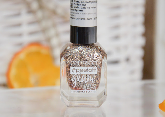 Catrice #peeloff Glam Easy To Remove Effect Nail Polish 03 When In Doubt, Just Add Glitter