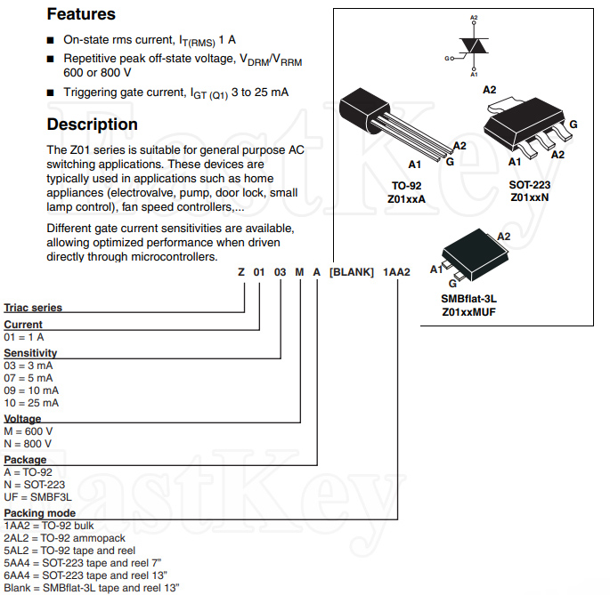Z7m симистор