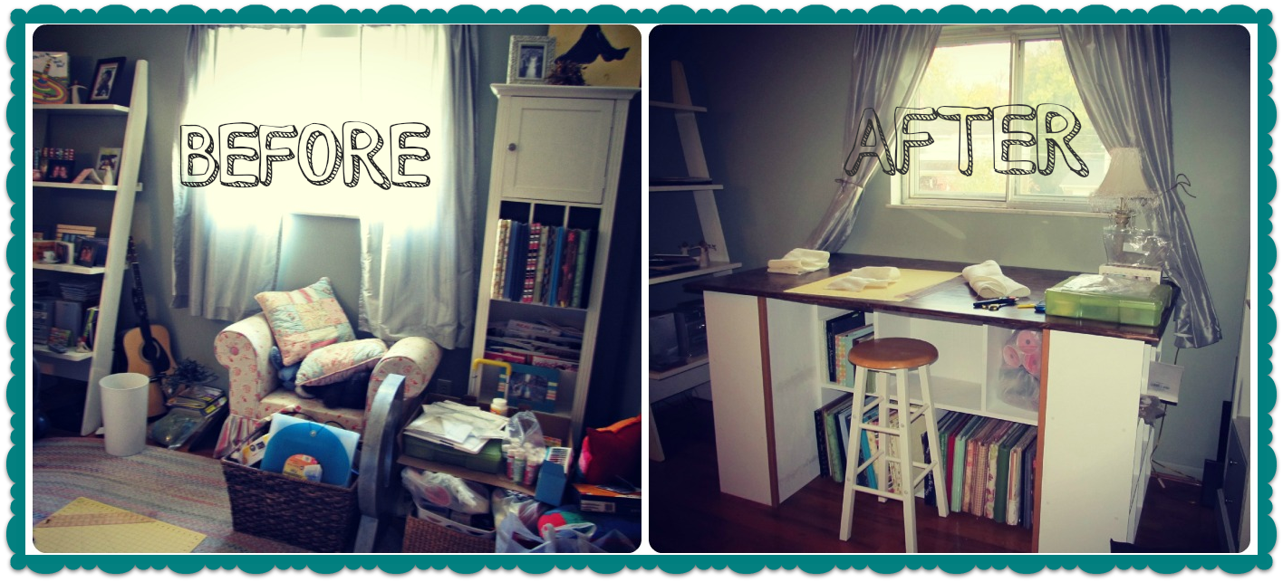 Nestful of love My new craft table!!!