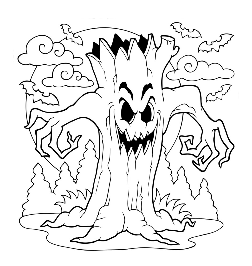Máscaras de Bruxas e Monstros do Halloween desenhos para colorir imprimir,  pintar e assustar! - Desenhos para pintar e colorir