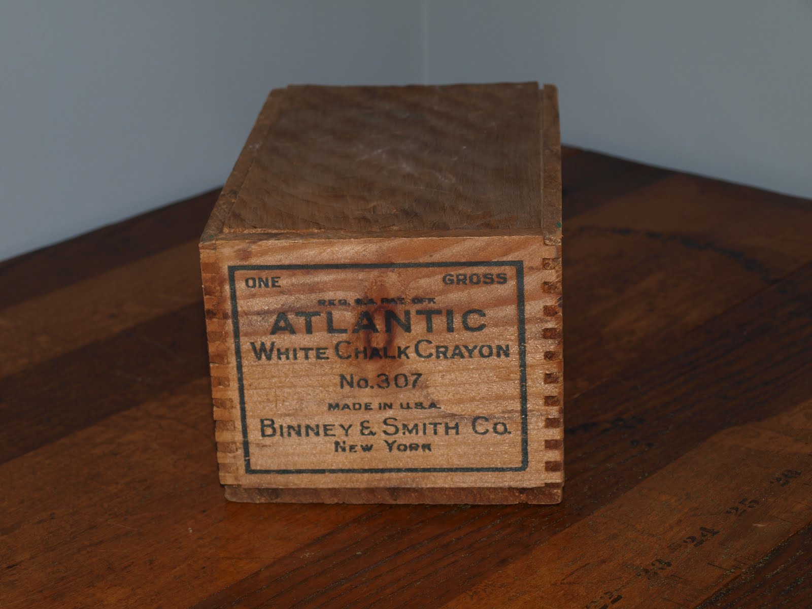 Vintage Redefined Antique Wooden Crayon Chalk Box
