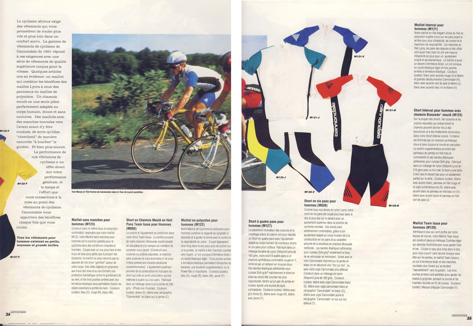 CATALOGUES CANNONDALE CANNONDALE 1991