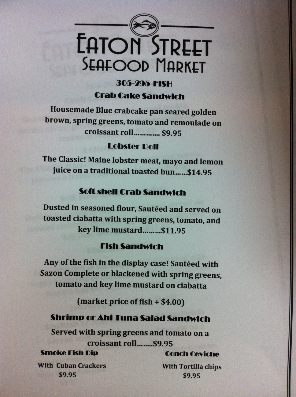 Pigg'n out in Key West Eaton Street Seafood Market, Part 2