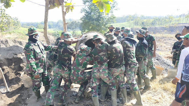 Pengalaman Pertama Seorang Prajurit saat Terjun di TMMD