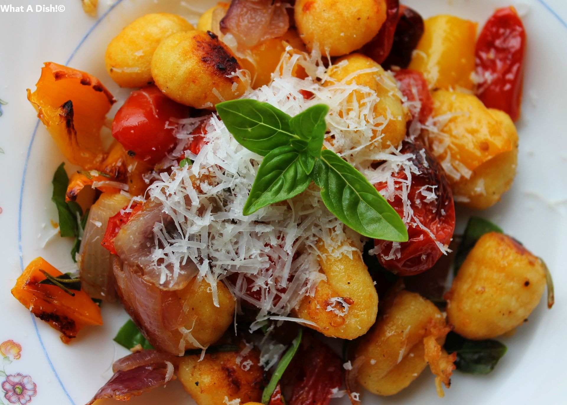 What A Dish! Sheet Pan Roasted Gnocchi & Veggies