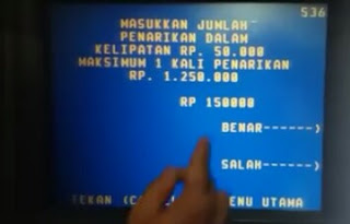 cara mengambil uang atm bank mandiri 3