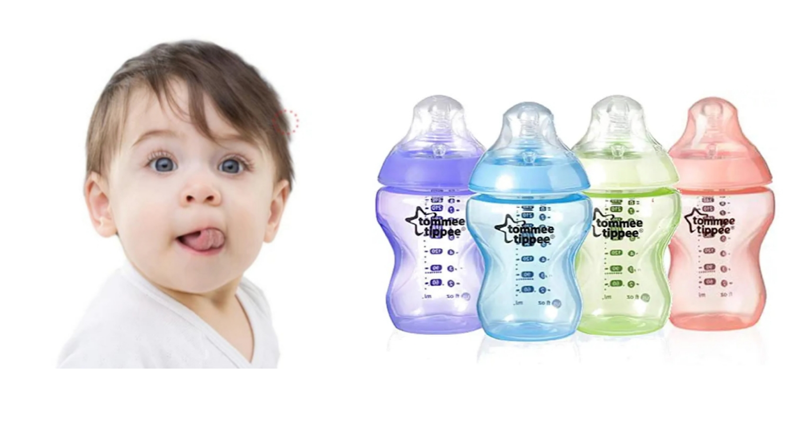 احمي طفلك من الغازات والمغص مع زجاجة تومي تيبي