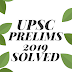 UPSC Prelims General Studies Paper-I Solved 2019 ( Hindi)