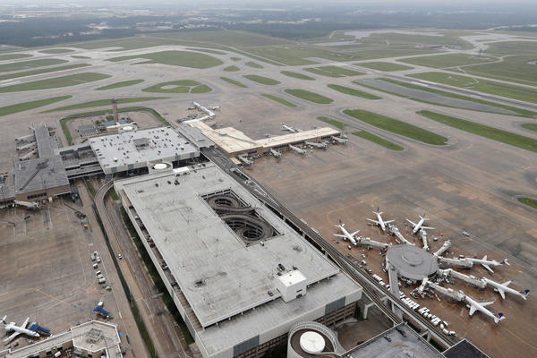 Houston George Bush Intercontinental Airport is situated 23 miles away from Houston as one of the largest airports in the world.