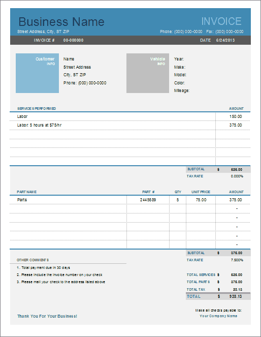 auto repair invoice software for mac auto repair invoice software for mac