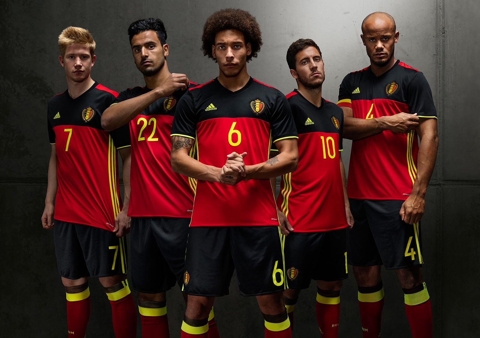 Belgium's iconic soccer rivalries' kits