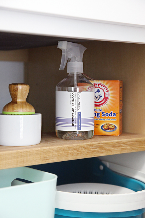 IHeart Organizing Organizing Under the Laundry Room Sink & a DIY