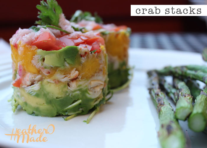 Heather O Made Crab Stacks