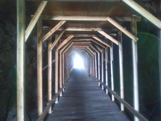 Imagen del tunel de la Galera en la vía verde del Piquillo