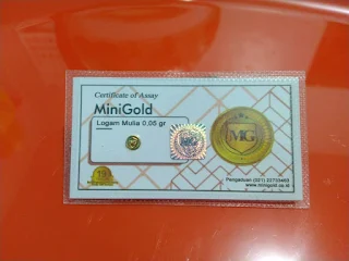 Minigold Jember 0,05 gram