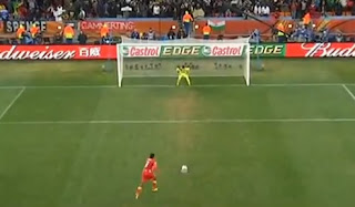 Gyan, Uruguay-Ghana penalti