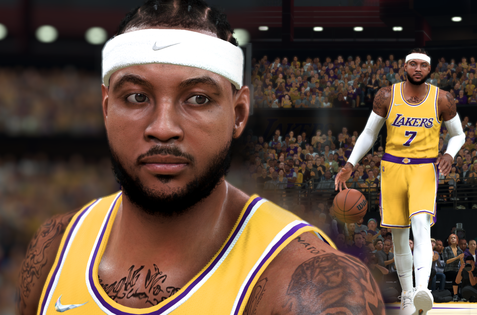 Carmelo Anthony Cyberface by PPP | NBA 2K22
