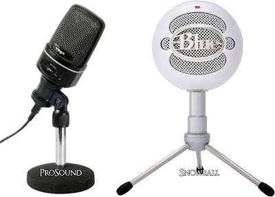 Prosound USB Microphone and Blue Snowball USB Microphone