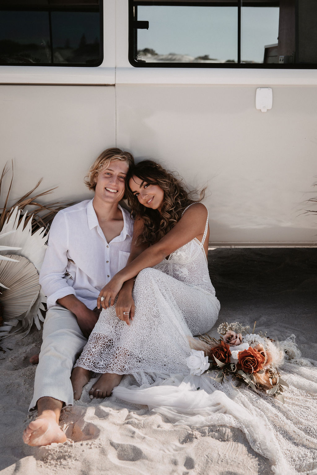 to the aisle australia | run away with me boho styled shoot perth Jypsea photography perth weddings sand dunes elopement bridal gowns hair makeup florals styled boho