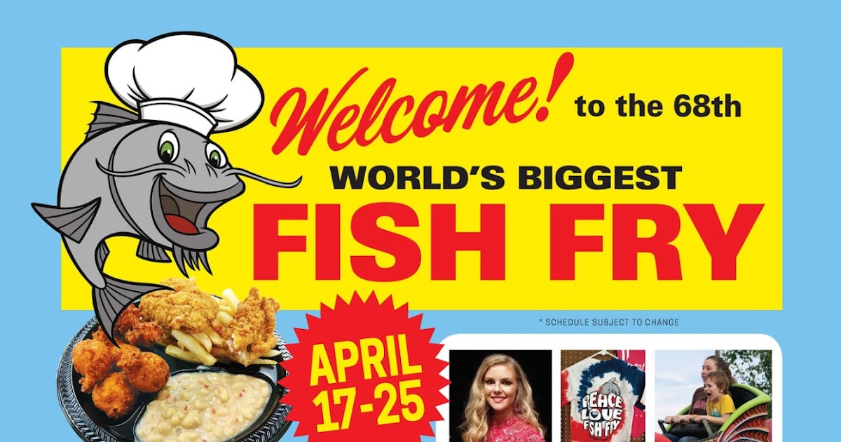 Paris Landing Tourism League World's Biggest Fish Fry Schedule