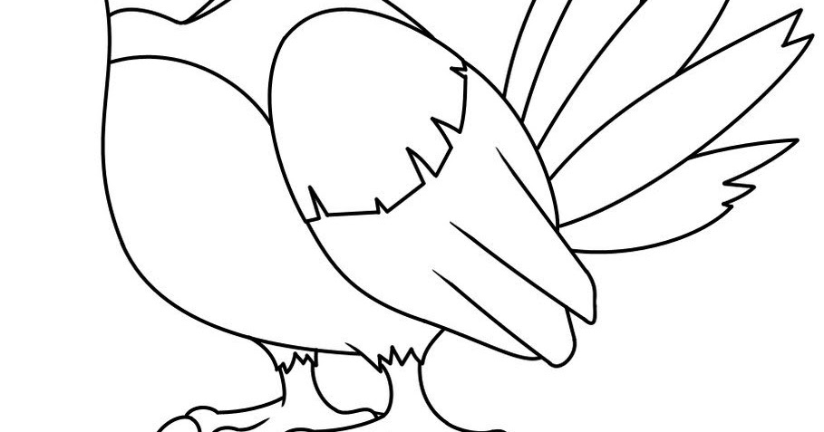 Pokemon Pidgeotto Coloring Pages Free Downloads Free