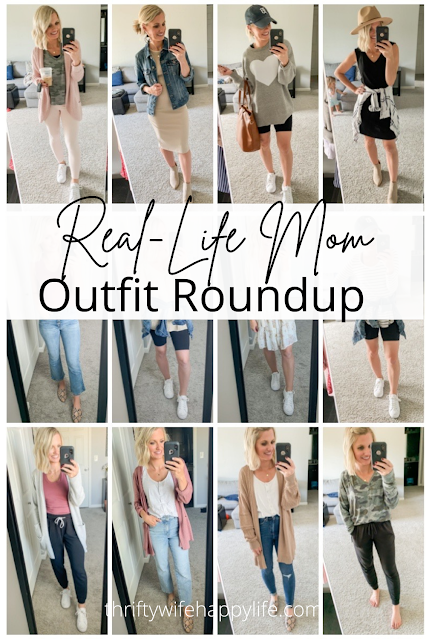 Real-Life Mom Outfit of the day round up for September