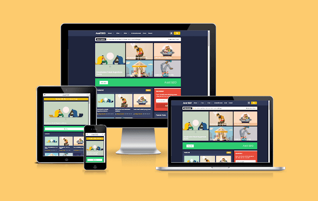Asal SEO Responsive Blogger Template Pro Verion Style 1 Dark Verion Asal SEO Responsive Blogger Template
