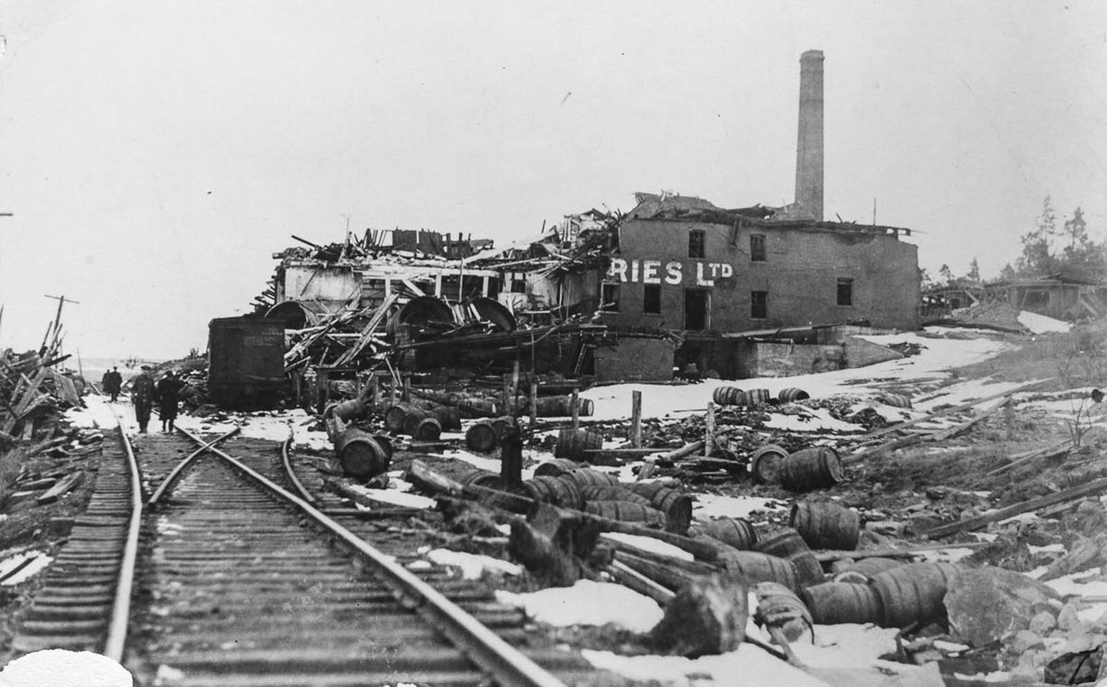 Halifax explosion photographs