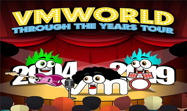 VMworld Through the Years Tour 2004 to 2019 #infographic