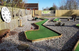 Crazy Golf course at Sunnybank Gardens & The Yorkshire Ice Cream Farm in Hatfield, Doncaster Crazy Golf at Sunnybank Gardens & The Yorkshire Ice Cream Farm in Hatfield, Doncaster
