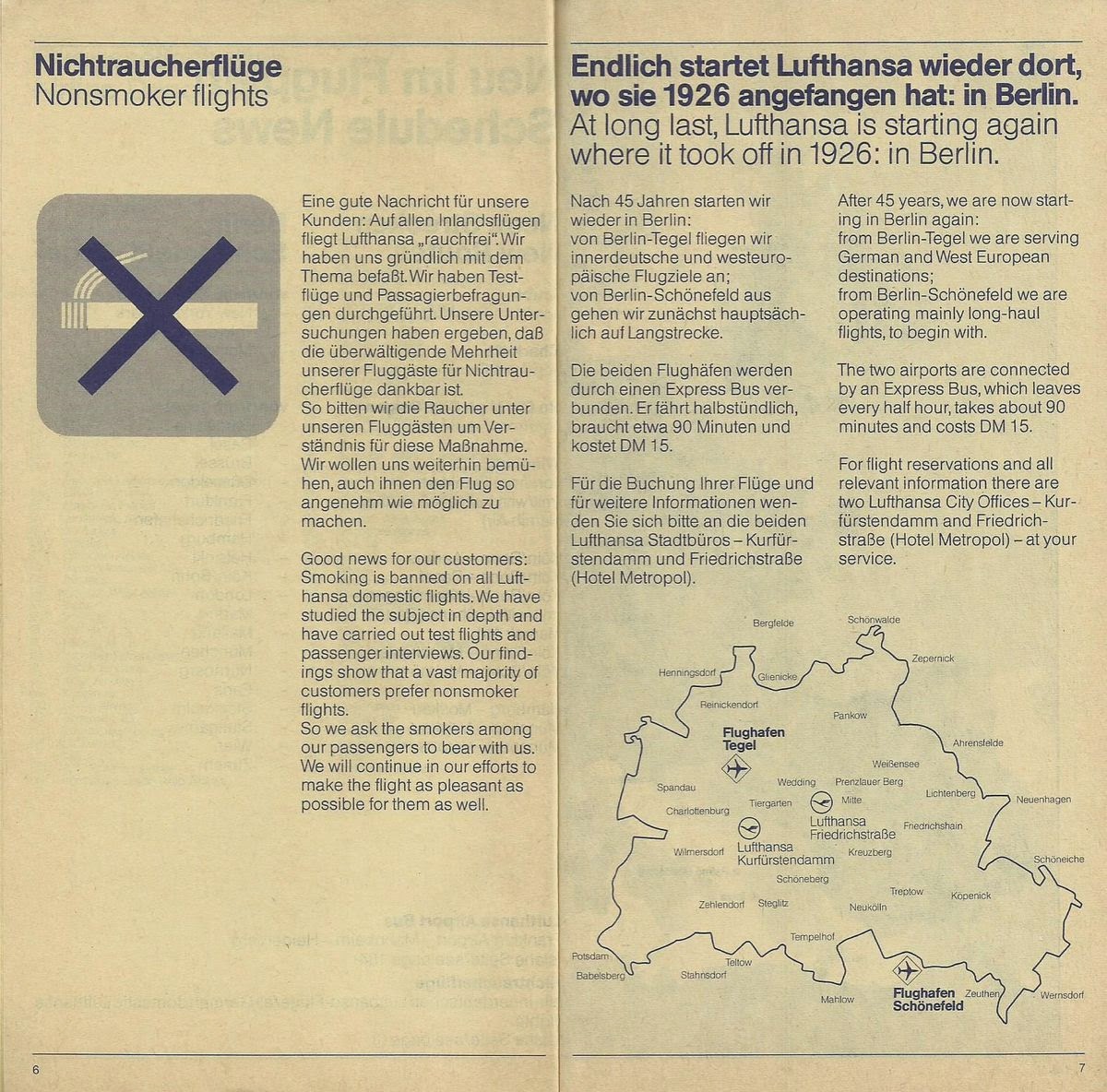 Airline memorabilia Lufthansa (1990/1991)