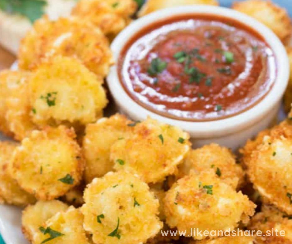 PARMESAN CRUSTED TORTELLINI BITES RECIPE Like and Share
